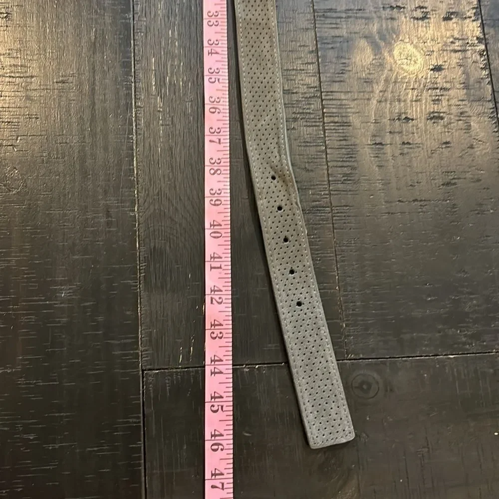 NWT PX Clothing Gray Men’s Leather Belt Size 40​​​​​​
